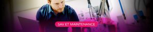 Bannière SAV et maintenance